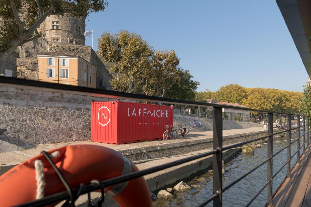 La Peniche - Bed And Bicycle - Tournon Hotel Exterior photo