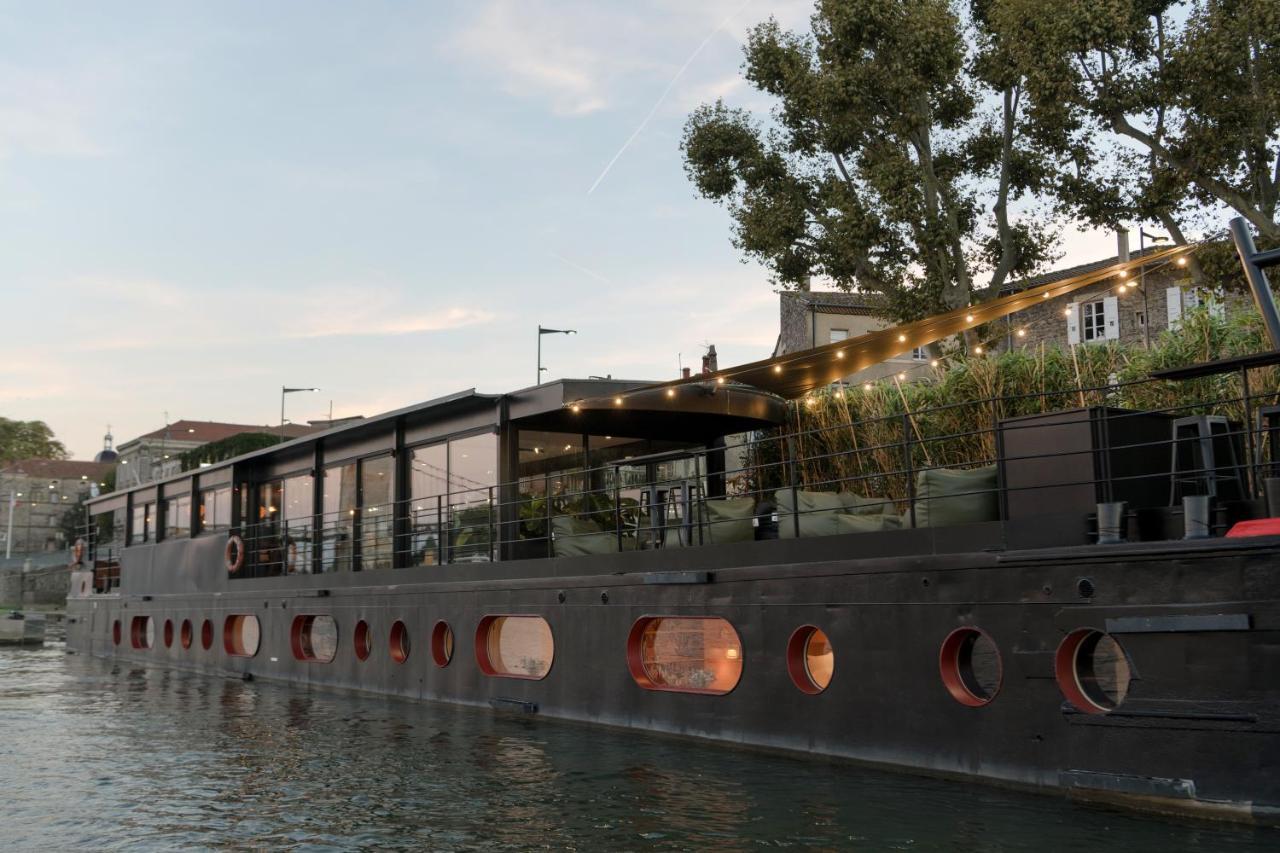 La Peniche - Bed And Bicycle - Tournon Hotel Exterior photo